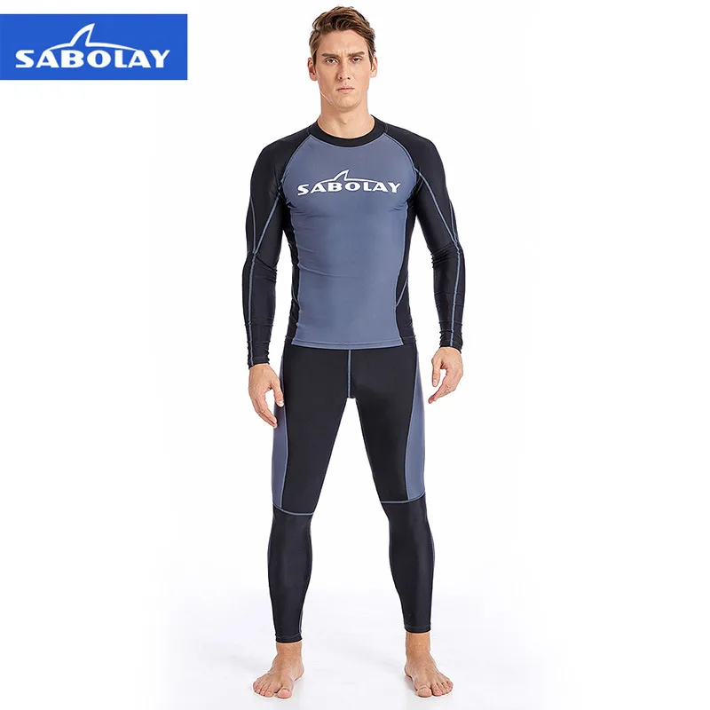 

Рашгард для серфинга, Мужской купальный костюм с длинным рукавом, быстросохнущая одежда для дайвинга, L-5XL, размера плюс