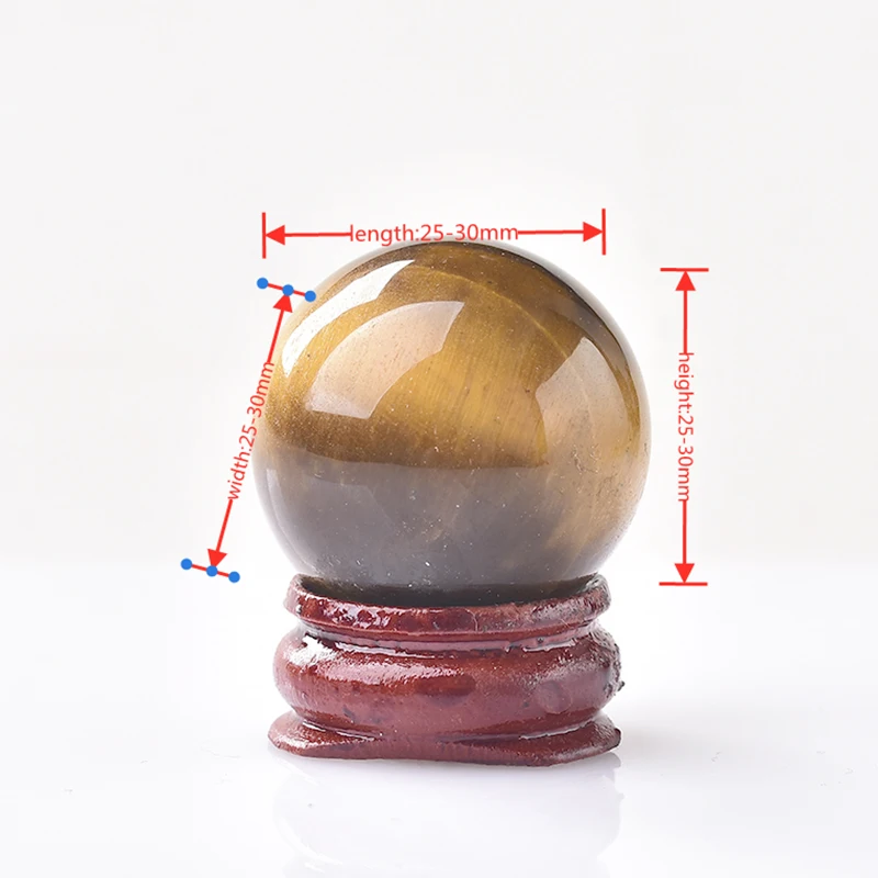 1 шт. натуральный розовый кварц цитрин шарик 30 мм энергии исцеления