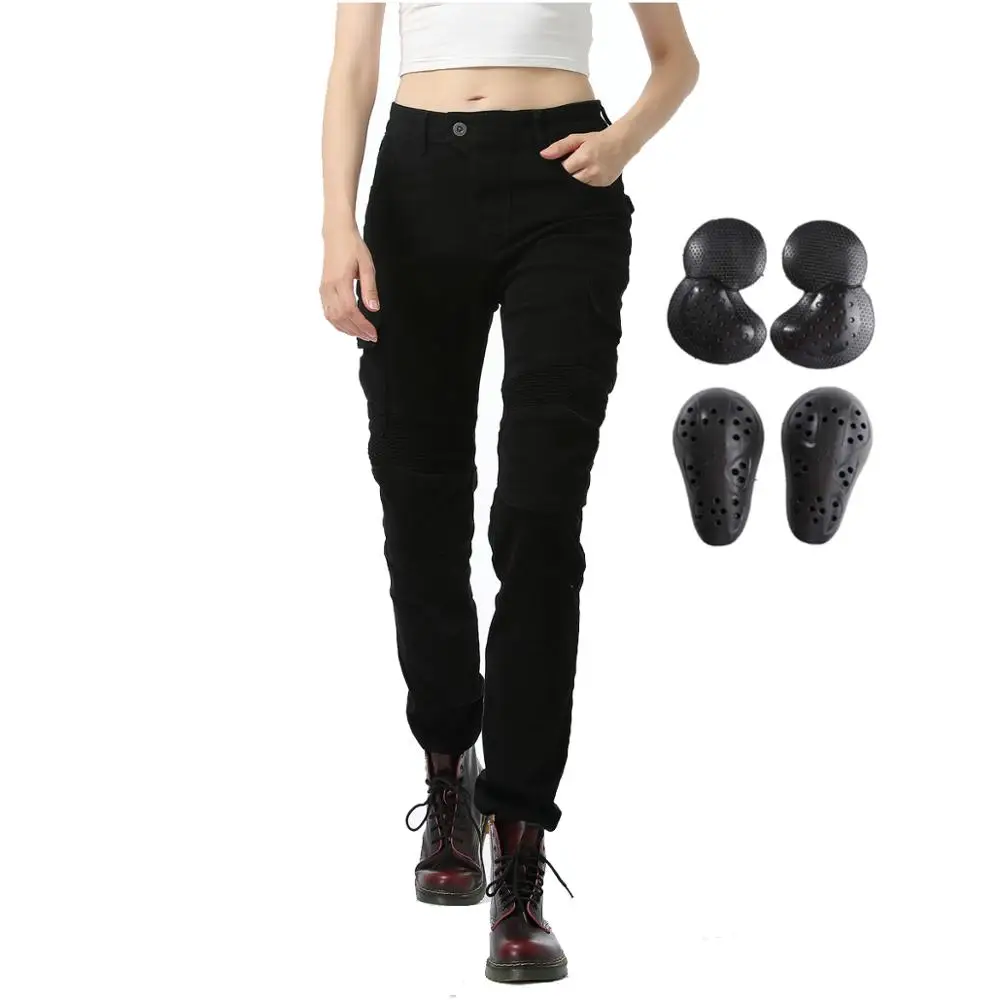 2019 женские мотоциклетные брюки джинсы для езды Мотокросс гоночные велосипедные