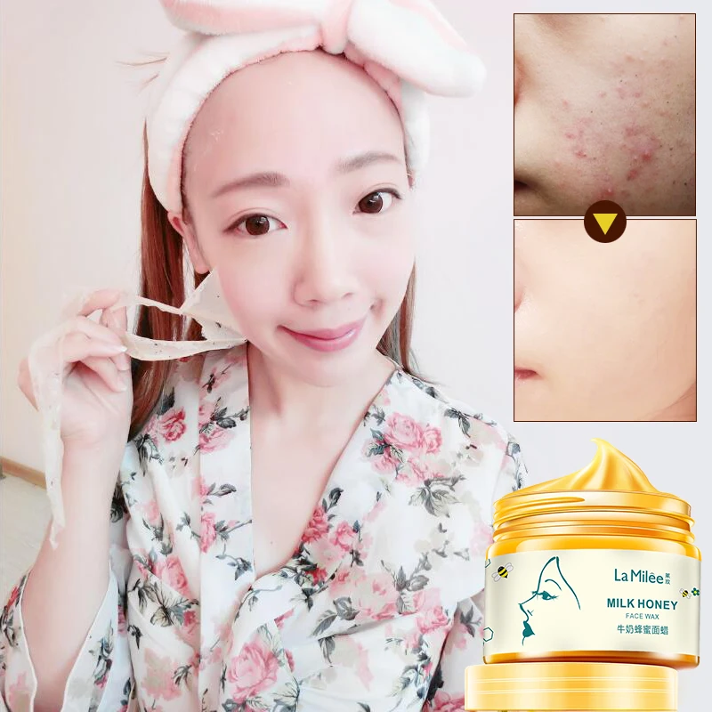 Мед Молоко Экстракт маска для лица перемешивающий Отшелушивающий средство