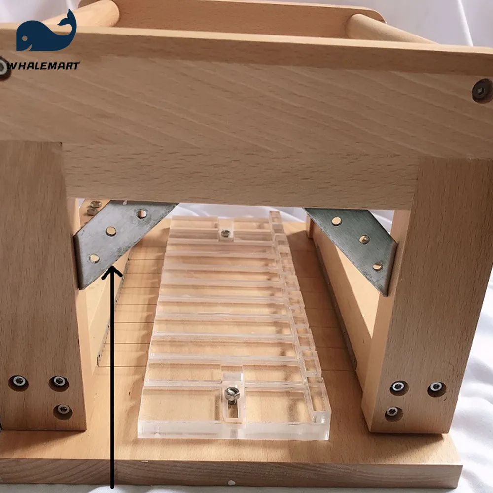 Нож Профессиональный большого размера для мыла из Букового дерева с струнами