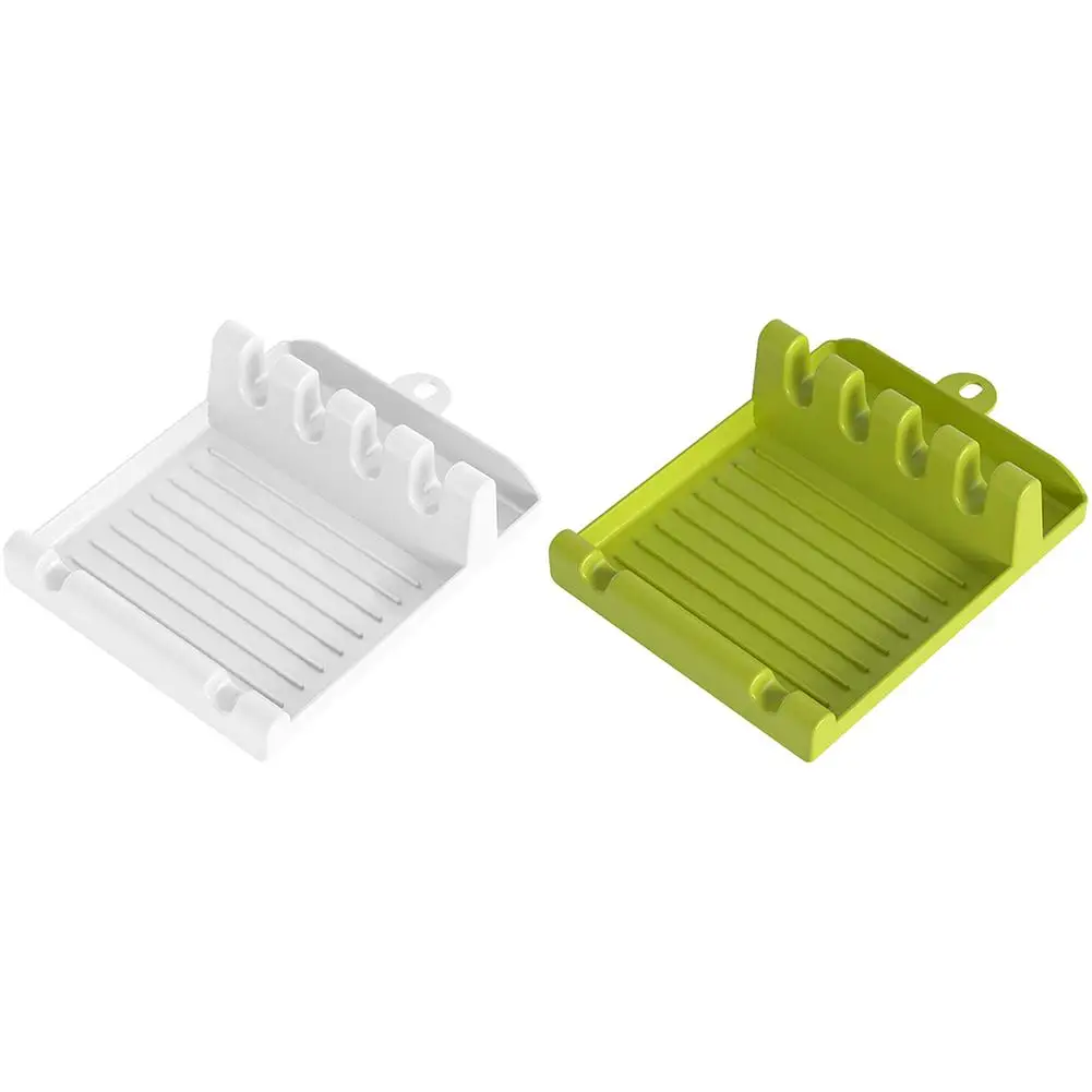 Подставка для кухонной утвари нескользящая Пластиковая крышка кастрюли лопатка