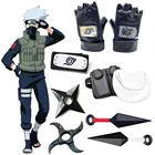 Набор Аниме нарутос Косплей Какаси бриганты кунай маска Саске Учиха варежки экшн-фигурки реквизит вещи детские игрушки