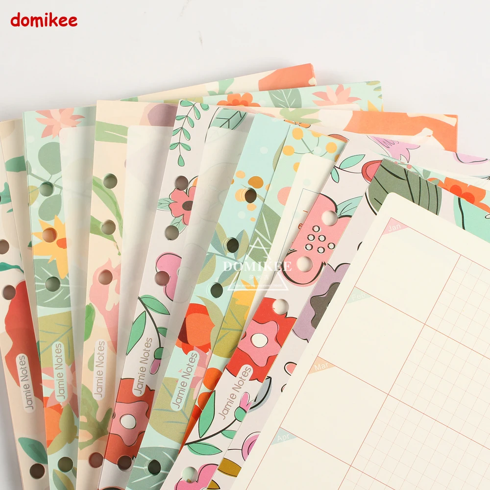 Новый милый оригинальный креативный спиральный переплетенный блокнот с 6