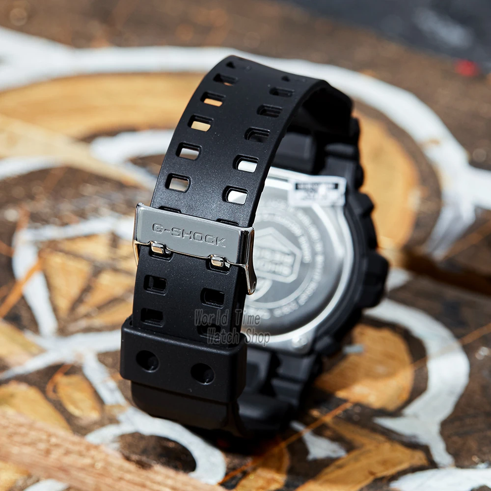 Casio Часы для мужчин g shock новый стиль большой чехол черный золотой 200 м