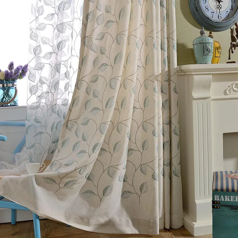 Прямые продажи от производителя занавески для гостиной спальни хлопок пеньковая