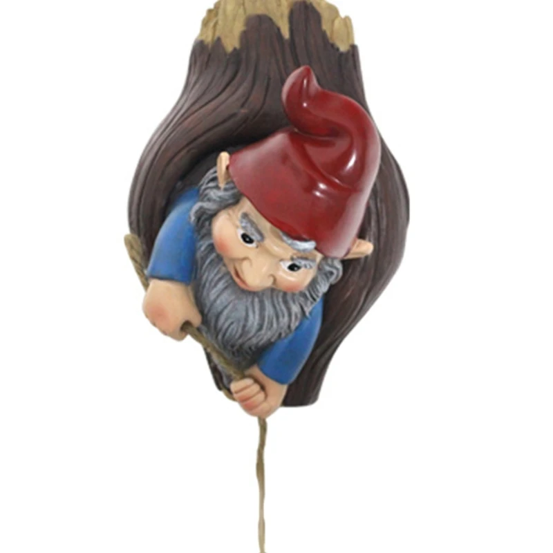 

Dwarf Statue Tree Ornament Pendant Outdoor Garden Cute Cartoon Sculpture Crafts Q1JB