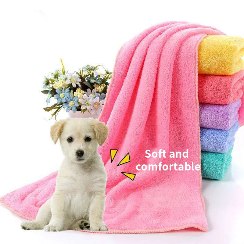 

140*70cm Super-sized Microfiber Strong Absorbing Water Bath Pet Towel Soft Breathable Dog Towels For Golden Dogs Pet Accessories