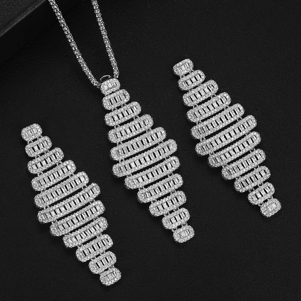 Комплект женских ювелирных изделий из цепочки и сережек | Украшения аксессуары