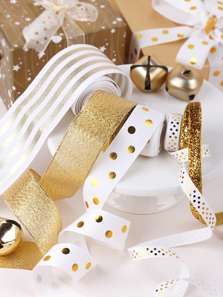 3Yard Circle Dot Birthday Ribbons Lover Gifts Box Packaging Wedding Event Party Christmas Decoration Cake Boxes Bouquet Decor | Дом и сад