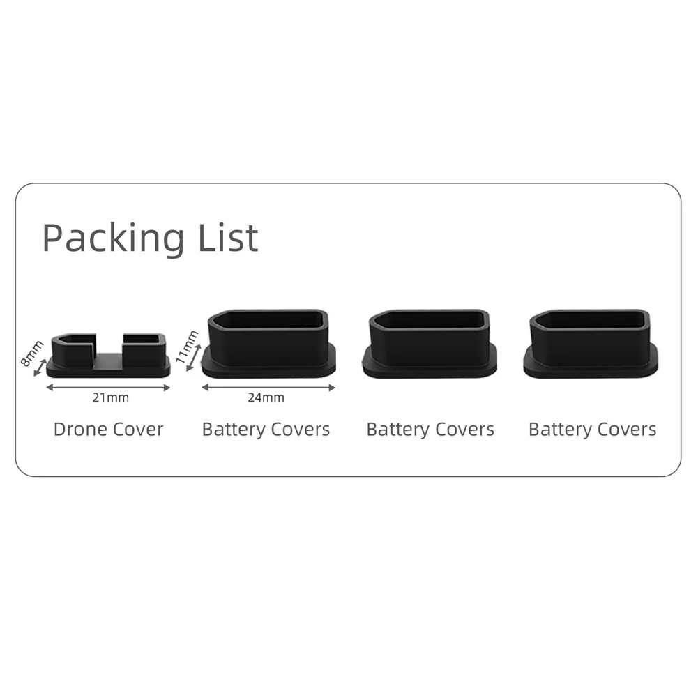 

Silicone Dust Plug Cap Drone Body Battery Charging Port Cover for DJI FPV Terminal Dust Plug Kit for DJI FPV Drone Accessories
