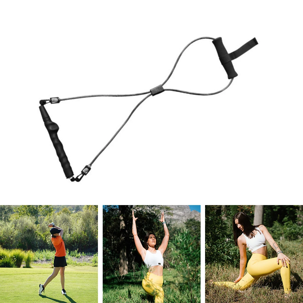

Resistance Bands Exercise Fitness Yoga Workout Gym Sports Golf Trainer Belts