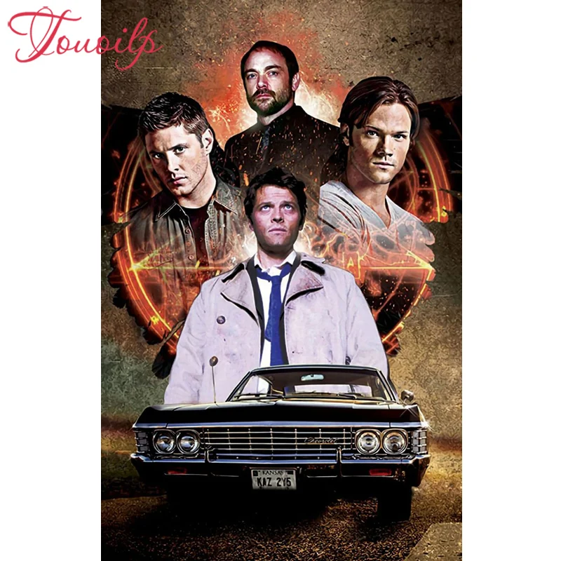 

TOUOILP Needlework supernatural 5d Diamond Painting Full square&round drill DIY the man Diamond Embroidery Mosaic Picture