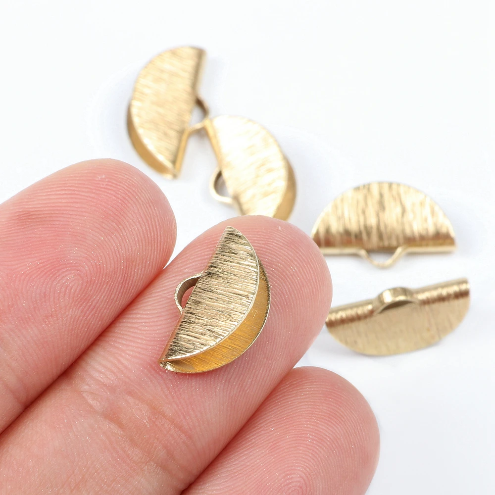 Латунные ленты щипцы сырьевая латунная застежка для полулуноходный обжимной