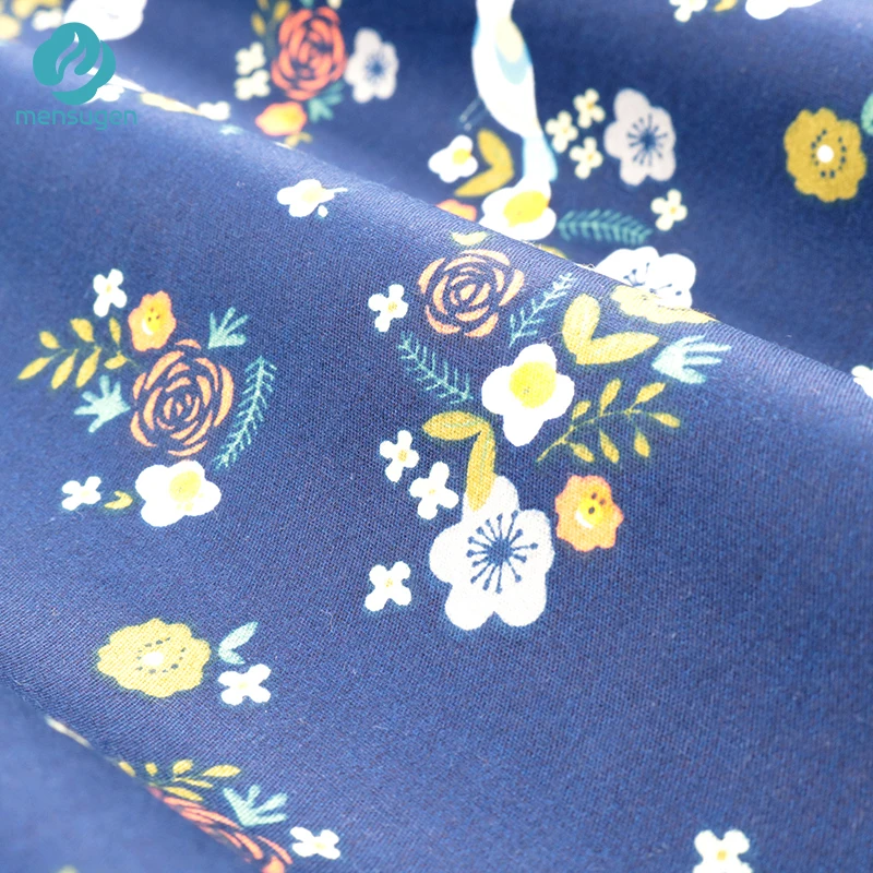 Тканевые метры хлопковая ткань с цветочным принтом для платьев детская одежда