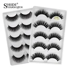 SHIDISHANGPIN накладные ресницы 5 пар норковые ресницы толстые норковые ресницы натуральные накладные ресницы искусственные накладные ресницы maquillage
