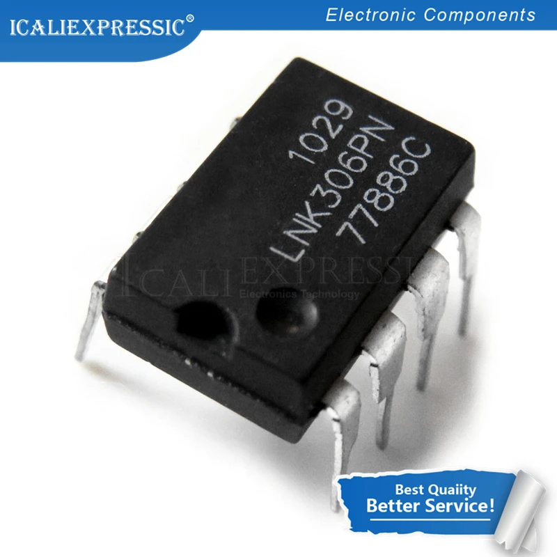 

100PCS LNK306PN DIP7 LNK306P DIP LNK306 DIP-7 306PN new and original IC