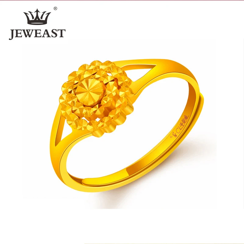 Кольцо YSF из чистого золота 24 карата кольца 999 пробы высококлассные Многослойные