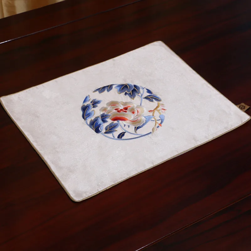 Шелковые салфетки с вышивкой в традиционном китайском стиле водонепроницаемые