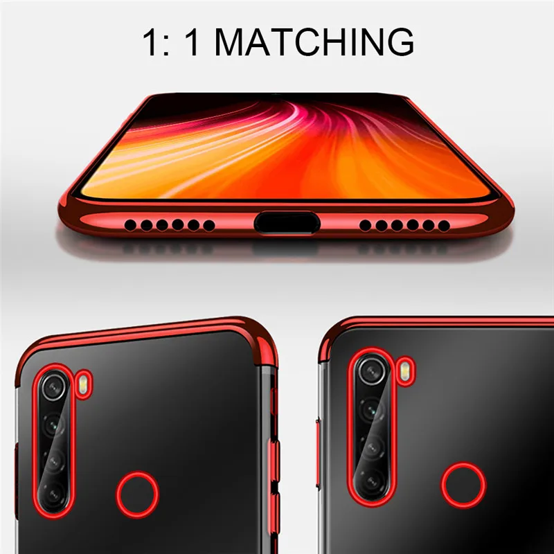 Роскошный чехол с силиконовым покрытием для Xiaomi Redmi Note 9S 7 8 9 Pro Max 8T 8A 7A Mi 10 Lite SE A3 K20