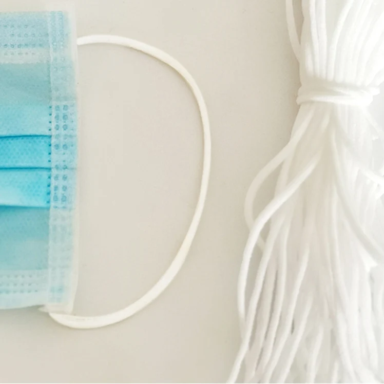 Эластичная Маска для лица маска канатная Резиновая лента ушей круглый шнур