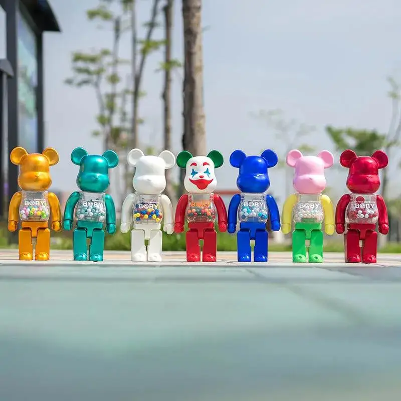 

BE @ RBRICK 400% 28 см модель медведя кукла подарок аниме экшн-кукла Популярная модная игрушка кавайное украшение комнаты мой первый медведь