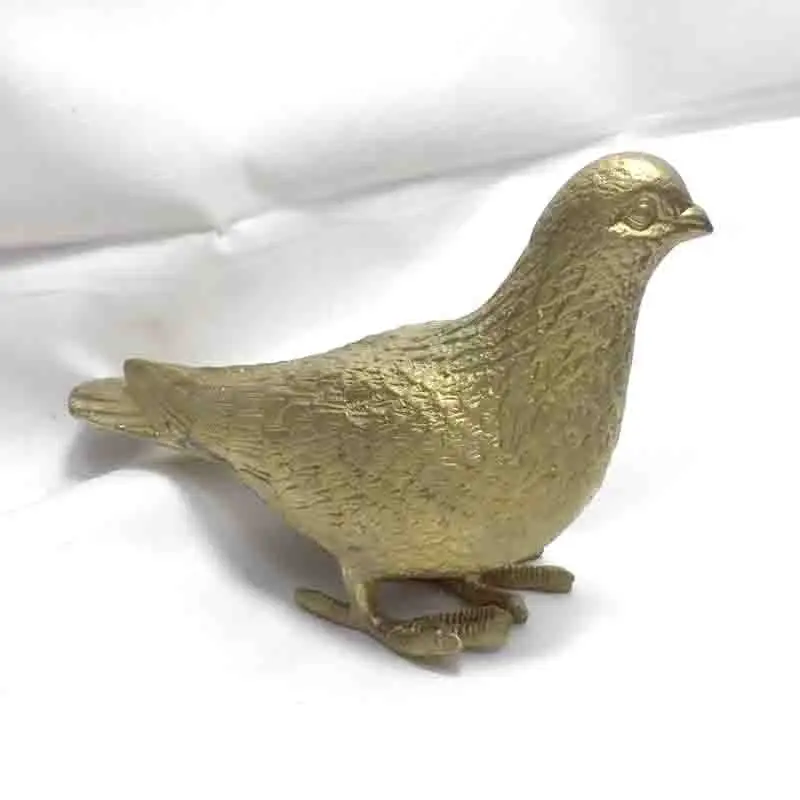

1 шт. латунь голубь ремесел декоративные Статуи для дома Медь мирные голуби Гостиная офисный Настольный декоративная Специальная цена