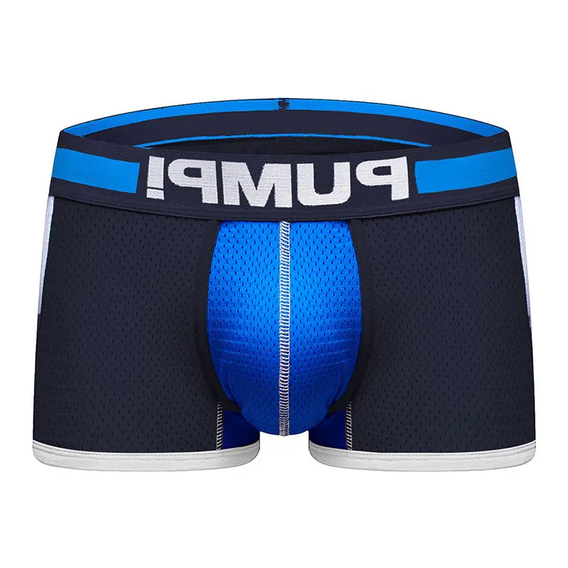 

Men Underwear Boxers Mesh Breathable Comfortable Underpants Cueca Masculina Hombre Men Boxers Shorts Male Panties Underwear