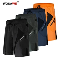 wosawe motorcycle downhill shorts summer sports baggy short pants with inner underwear gel pad motocross mtb bicycle shorts