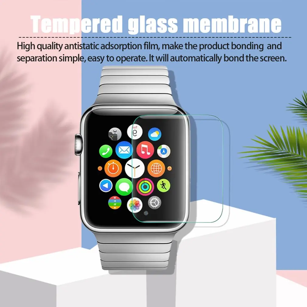 Стеклянная пленка 0 2 мм Закаленное стекло-экран протектор для Apple Watch 38 42 |