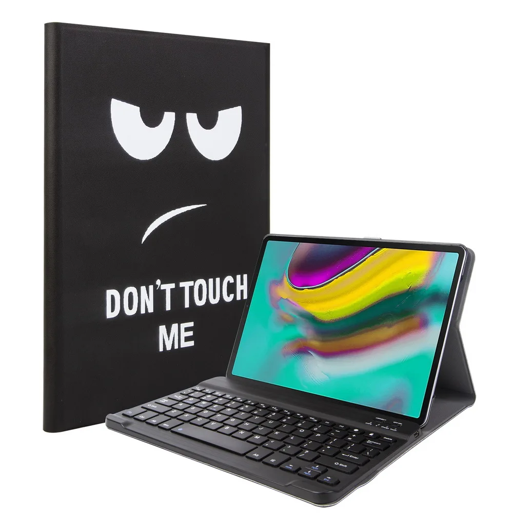 Чехол из тонкой кожи, чехол для Apple, iPad 9,7 A1822 A1893 5-го поколения, беспроводная удаляемая Bluetooth клавиатура - Цвет: Коричневый