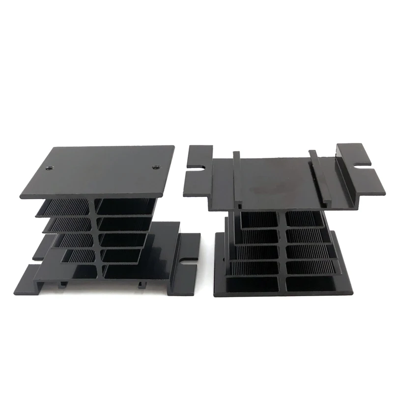 2pcs heat sink REX-C100 цифровой термостат PID регулятор температуры Выход SSR+ Max.40A реле SSR+ K термопара зонд теплоотвод 0-1300C - Цвет: 2pcs heat sink