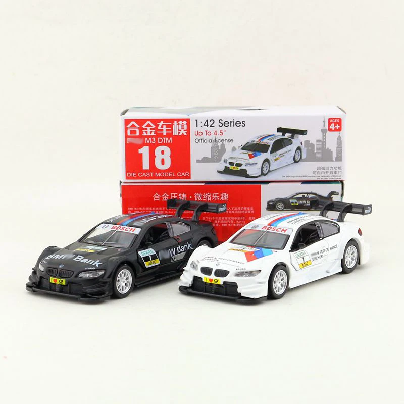 Модель гоночного автомобиля HOMMAT 1:42 M3 DTM(E92) из металлического сплава масштаб 1/42