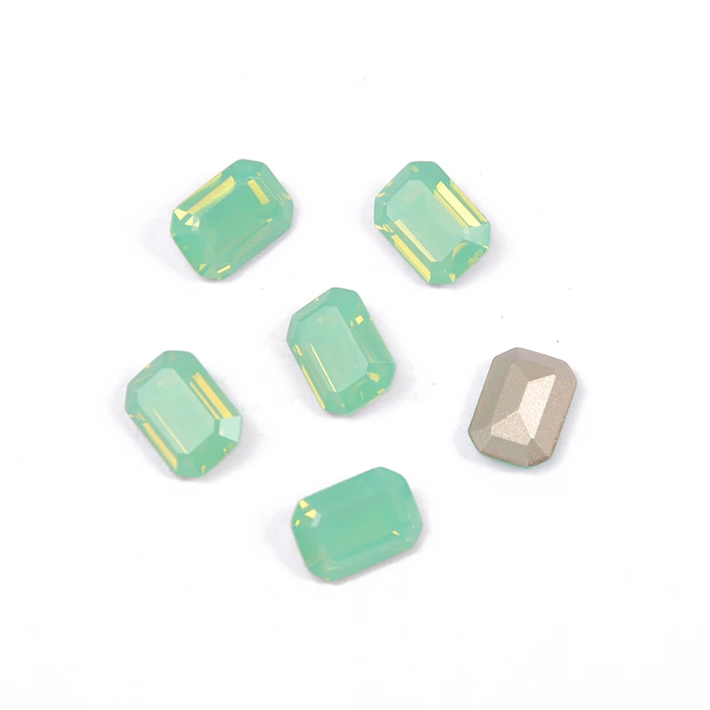 Yanruo 4610 все размеры Тихоокеанский опал восьмиугольник удлиненный Кристалл