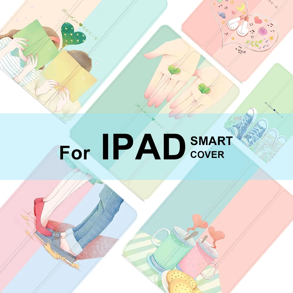 Хит Цвет любовь Чехол книжка на магнитной застежке чехол для iPad Pro 9 7 воздуха 10 5 Air2