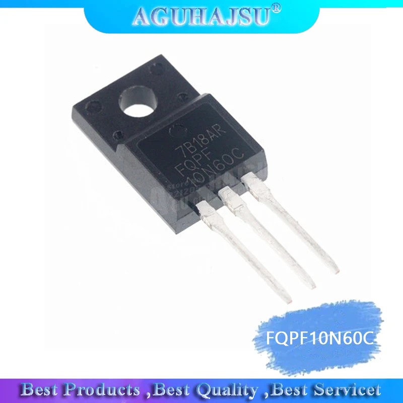 10 шт. полевые транзисторы FQPF10N60C TO 220 10N60C 10N60 TO220 FQPF10N60 А 600 В 220|Транзисторы| |