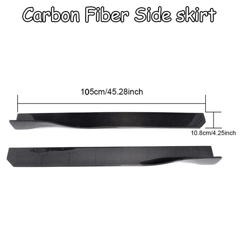 Боковой удлинитель бампера из углеродного волокна длиной 105 см для BMW F87 M2 E90 E92 E93 F80