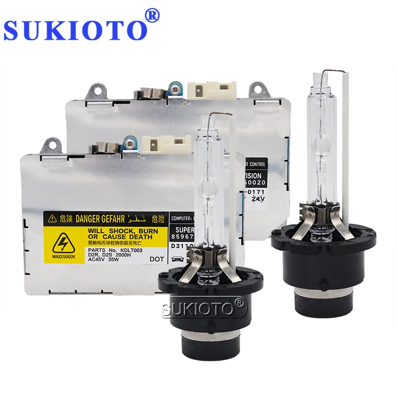 Оригинальный комплект ксеноновых балластов SUKIOTO OEM D2S D2R HID 85967 50020 DDLT002 KDLT002