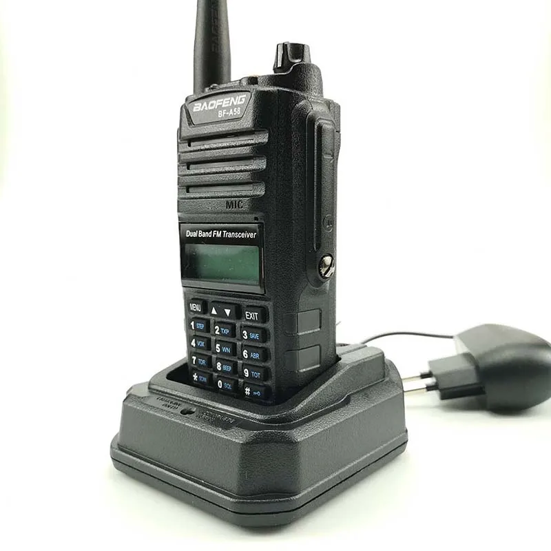 Портативная рация Baofeng BF-A58 Talkie IP67 Морская водонепроницаемая UHF VHF Двухдиапазонная