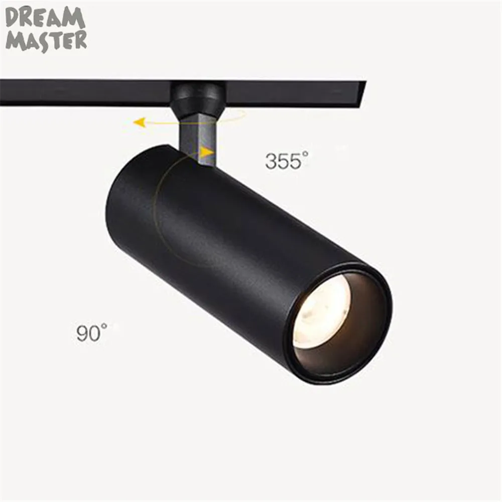 Новинка 2019 24 В постоянного тока магнитный Трековый светильник 7 Вт