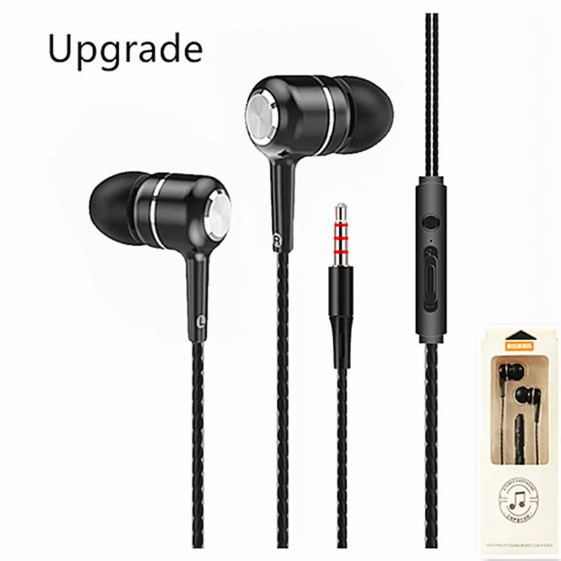 3 5 мм Jack In Ear проводные стерео наушники гарнитура пульт дистанционного управления