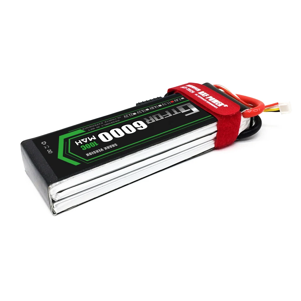 GTFDR 11 1 V 3S 6000mAh 100C 200C RC LiPo батарея для радиоуправляемый самолет Квадрокоптер