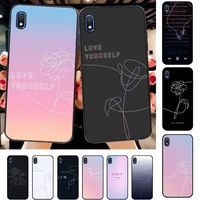 cute love yourself phone case for samsung a51 01 50 71 21s 70 31 40 30 10 20 s e 11 91 a7 a8 2018