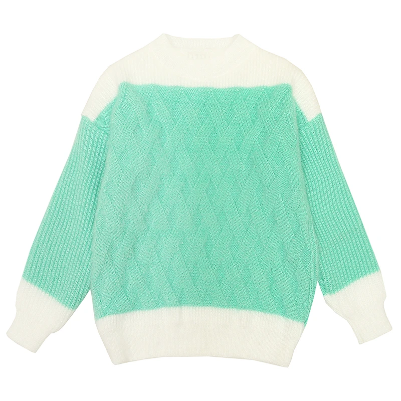 

ladies sweater women autumn winter tops clothes 2019 knitted pullover knitwear loose stitch sweaters female A5661