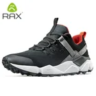 Мужские Нескользящие кроссовки Rax, черные теплые дышащие кроссовки для бега, на шнуровке, новинка зимнего сезона 2019