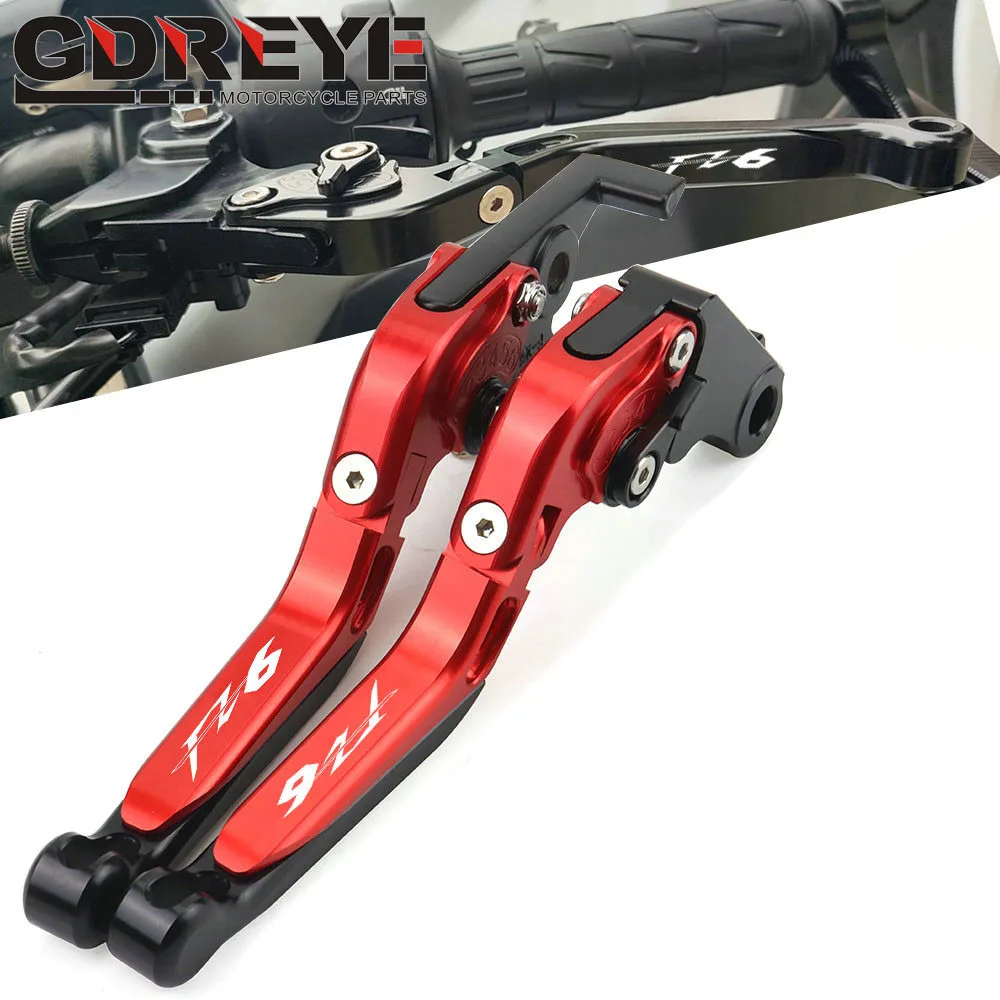 

Рычаги тормозной муфты для мотоциклов, ручки, ручки, рычаги тормозной муфты для YAMAHA FZ6 FAZER 2004-2010 2005 2006 2007 2008 2009