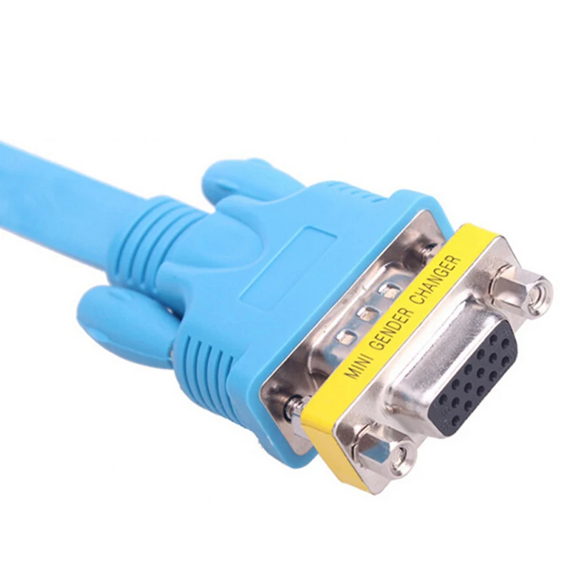 

MINI VGA plug connector 15pin Gender Changer adapter Com D-Sub to Male Female