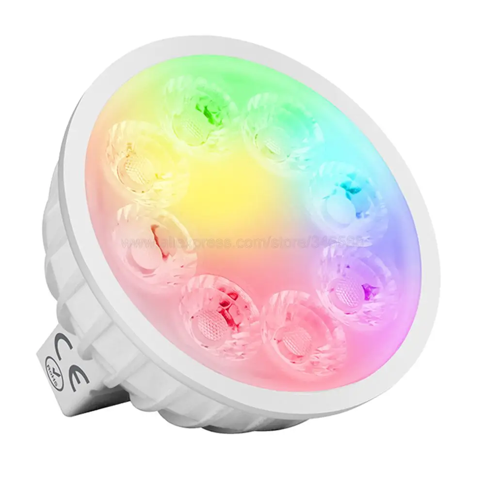 Miboxer FUT104 4 Вт RGB + CCT умный WiFi светодиодный светильник MR16 AC/DC12V 2 4G 4Zone дистанционное