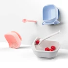 Силиконовая миска для кормления ребенка LOFCA, ложка для кормления детей с сильной присоской, детская посуда, сервировочное блюдо, пищевой силикон