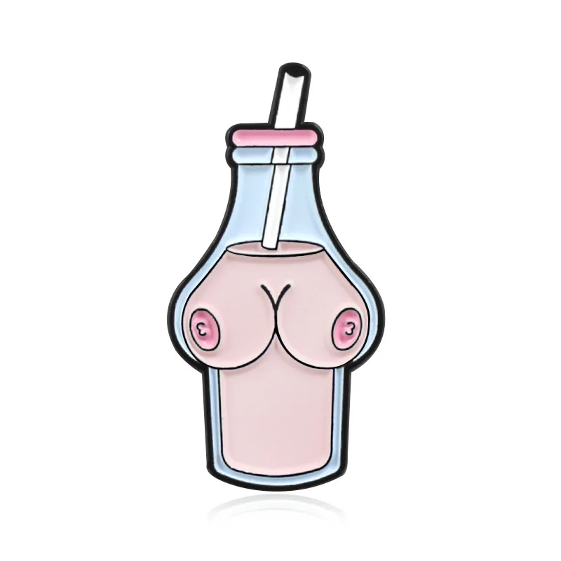 Креативная Клубничная Ароматизированная йогуртная бутылка с соломинкой